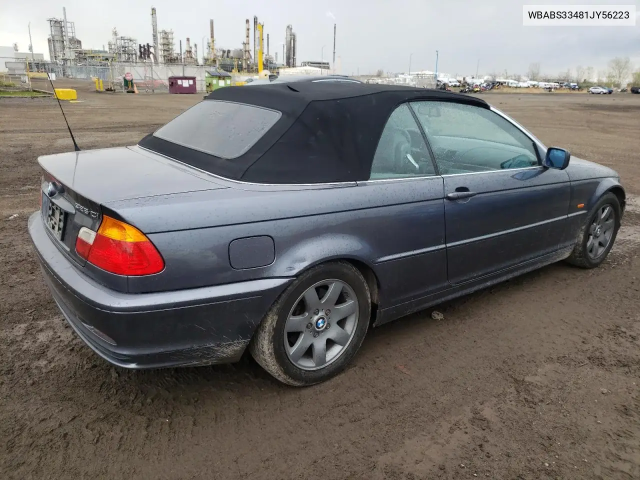 2001 BMW 325 Ci VIN: WBABS33481JY56223 Lot: 55604805