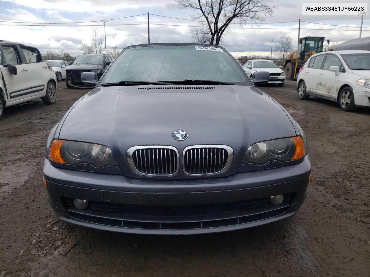 2001 BMW 325 Ci VIN: WBABS33481JY56223 Lot: 55604805