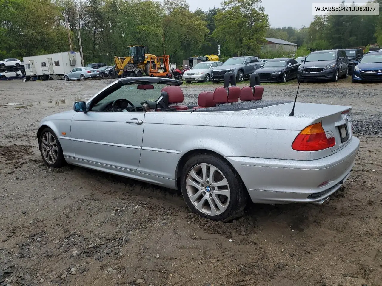 2001 BMW 330 Ci VIN: WBABS53491JU82877 Lot: 55927365