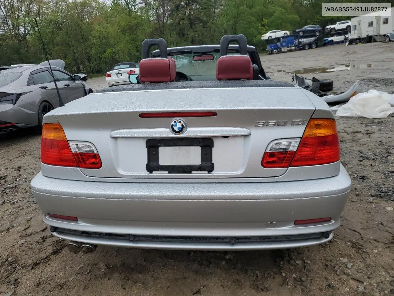 2001 BMW 330 Ci VIN: WBABS53491JU82877 Lot: 55927365