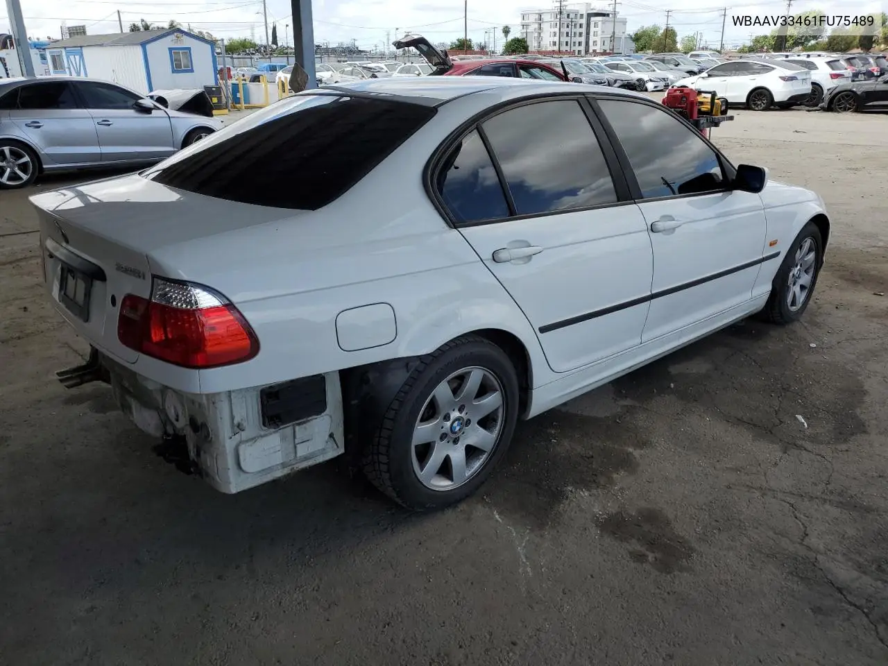2001 BMW 325 I VIN: WBAAV33461FU75489 Lot: 56915185