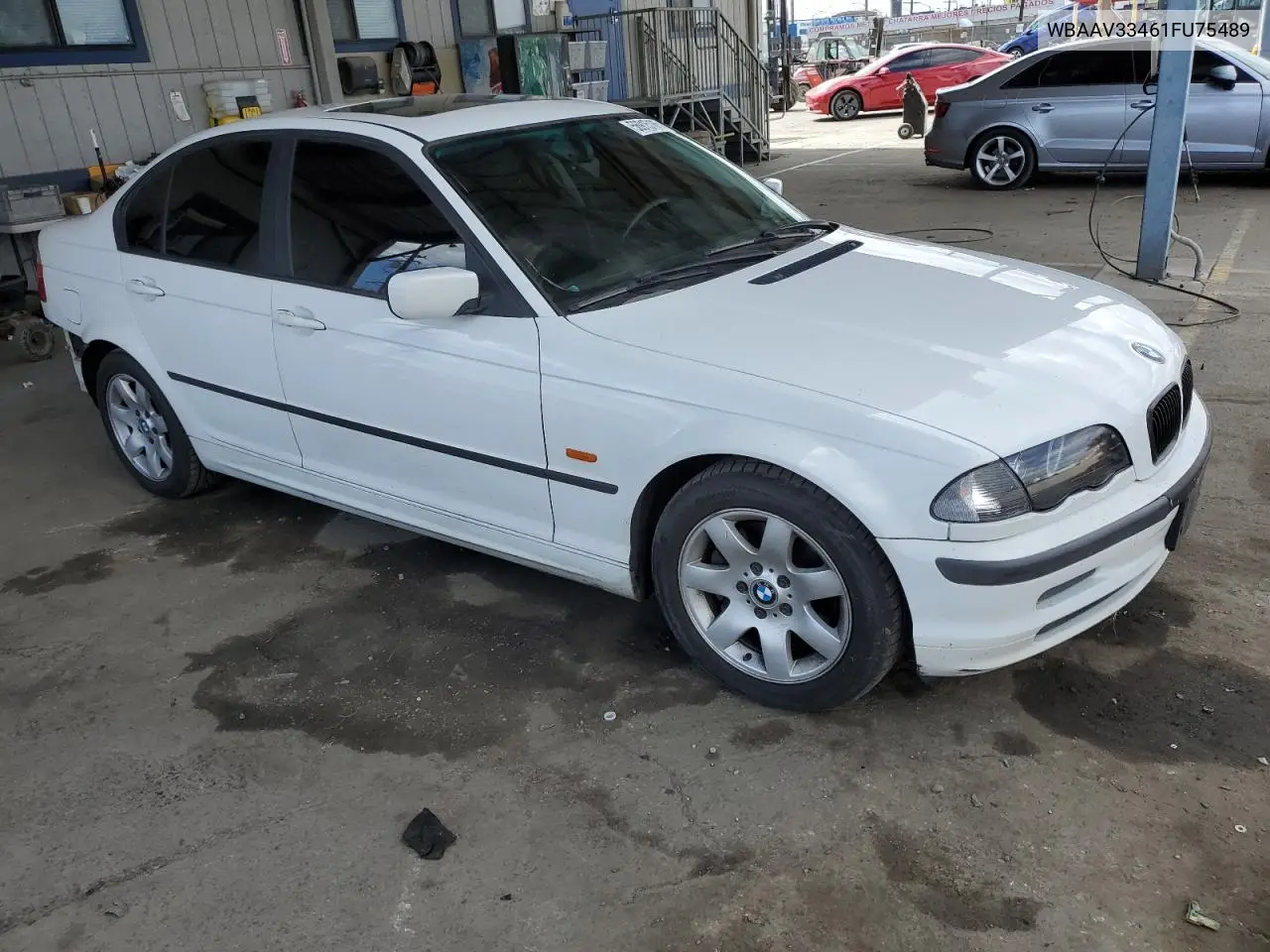 2001 BMW 325 I VIN: WBAAV33461FU75489 Lot: 56915185