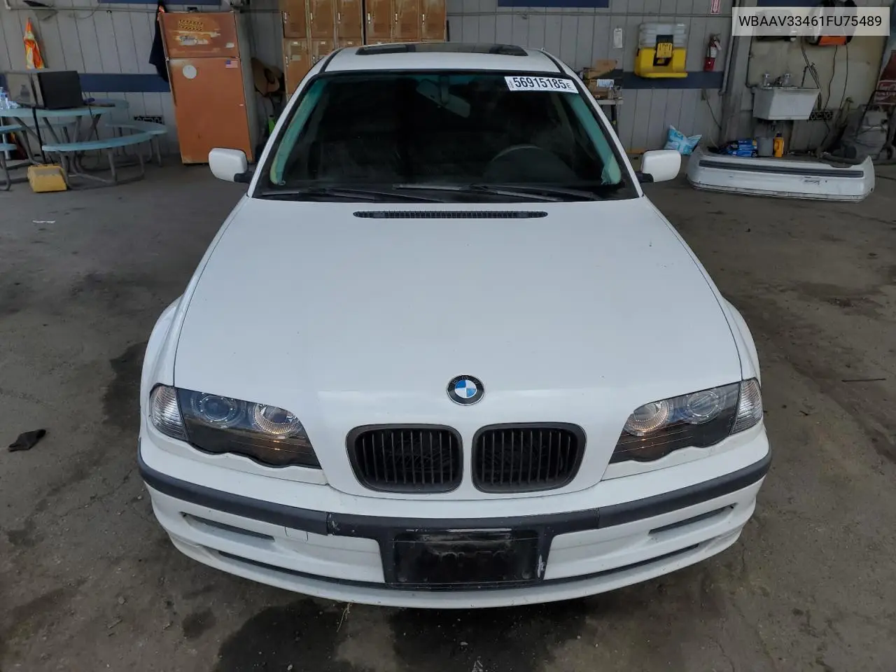 2001 BMW 325 I VIN: WBAAV33461FU75489 Lot: 56915185