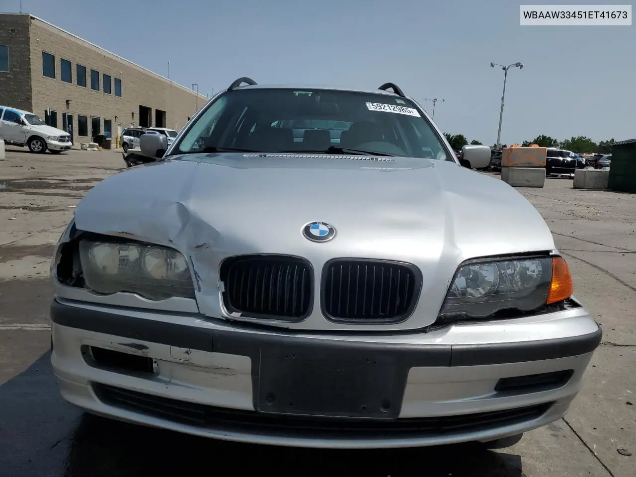 2001 BMW 325 It VIN: WBAAW33451ET41673 Lot: 59212985