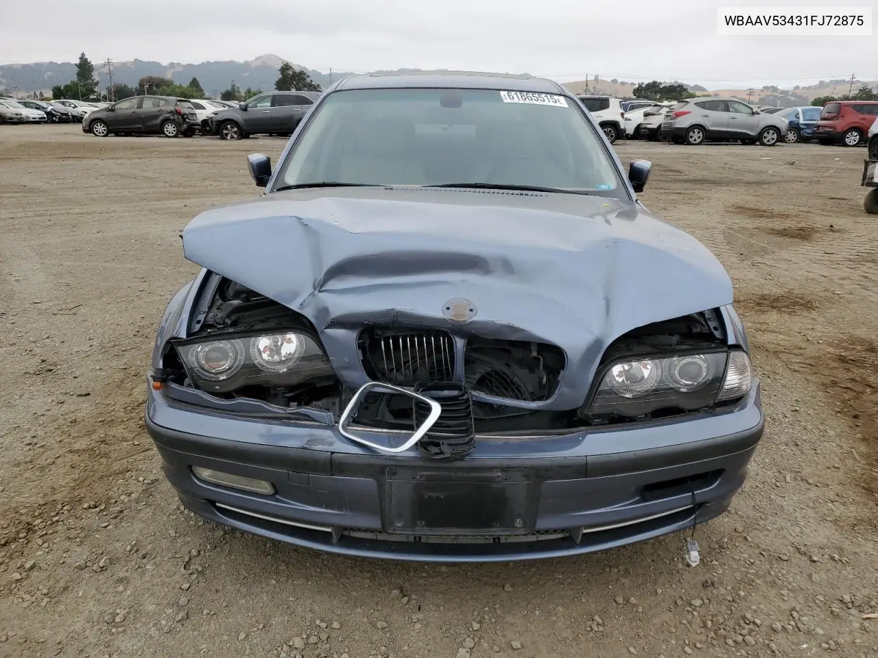 2001 BMW 330 I VIN: WBAAV53431FJ72875 Lot: 61865515