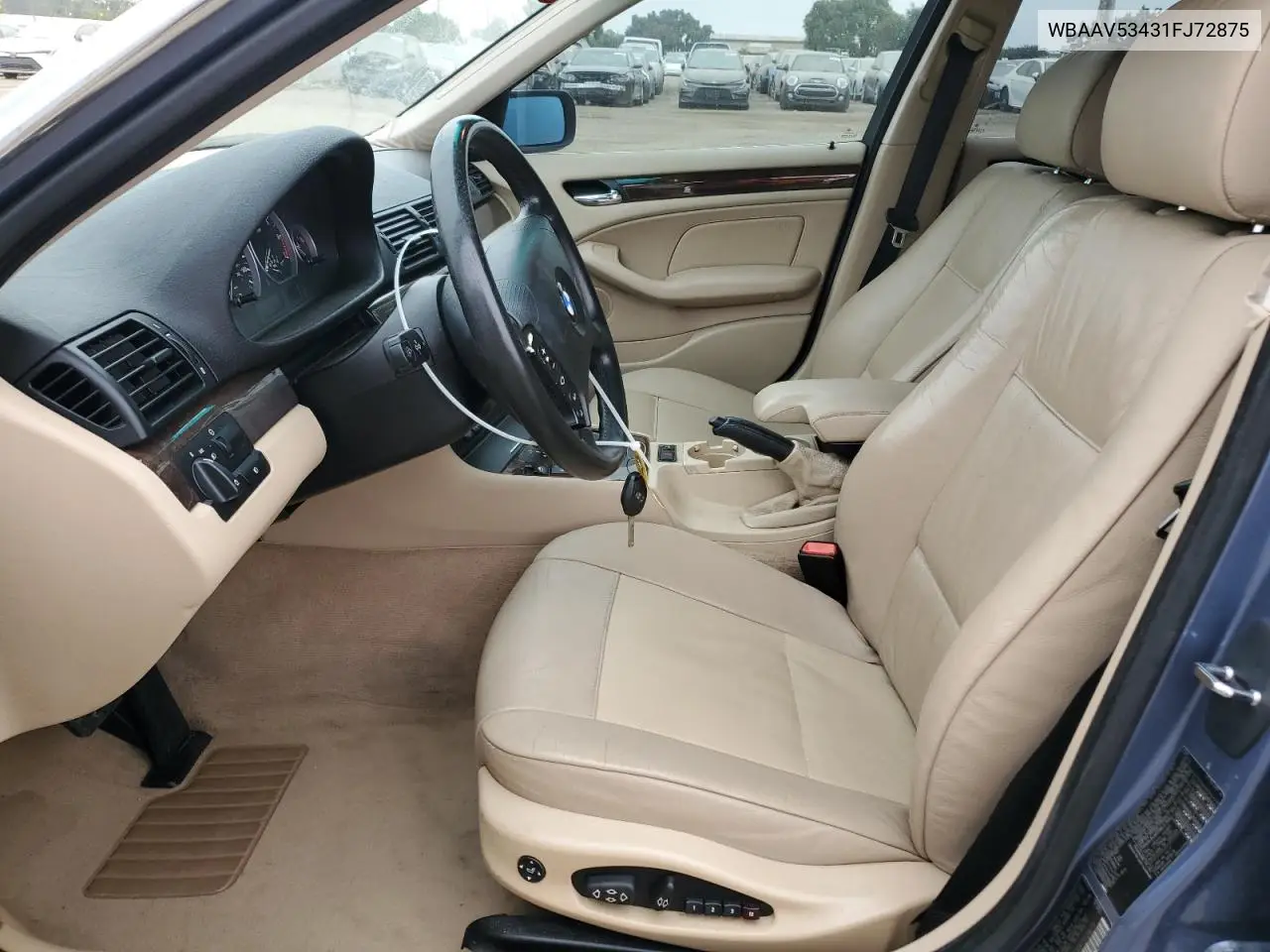 2001 BMW 330 I VIN: WBAAV53431FJ72875 Lot: 61865515