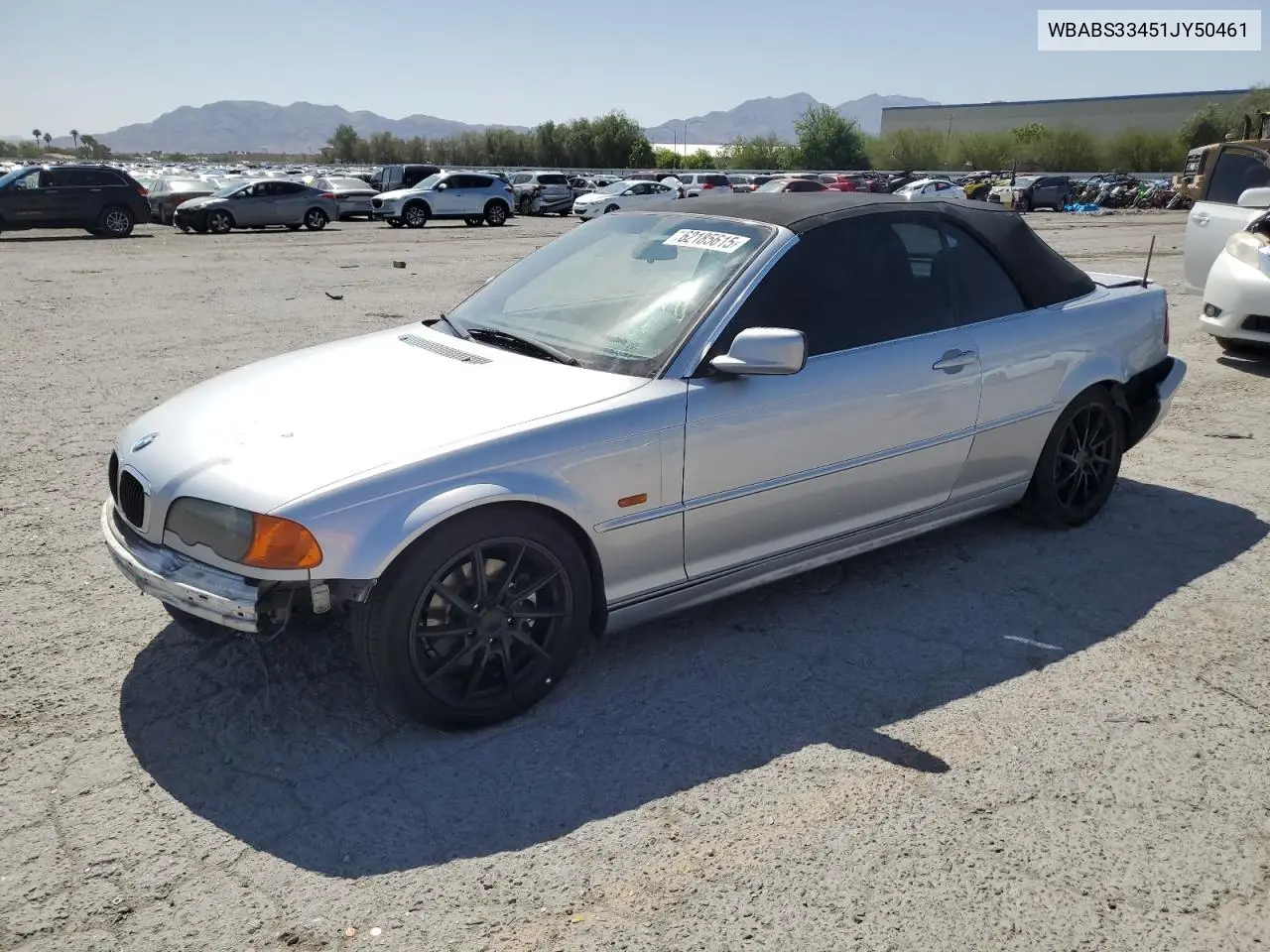 2001 BMW 325 Ci VIN: WBABS33451JY50461 Lot: 62185615