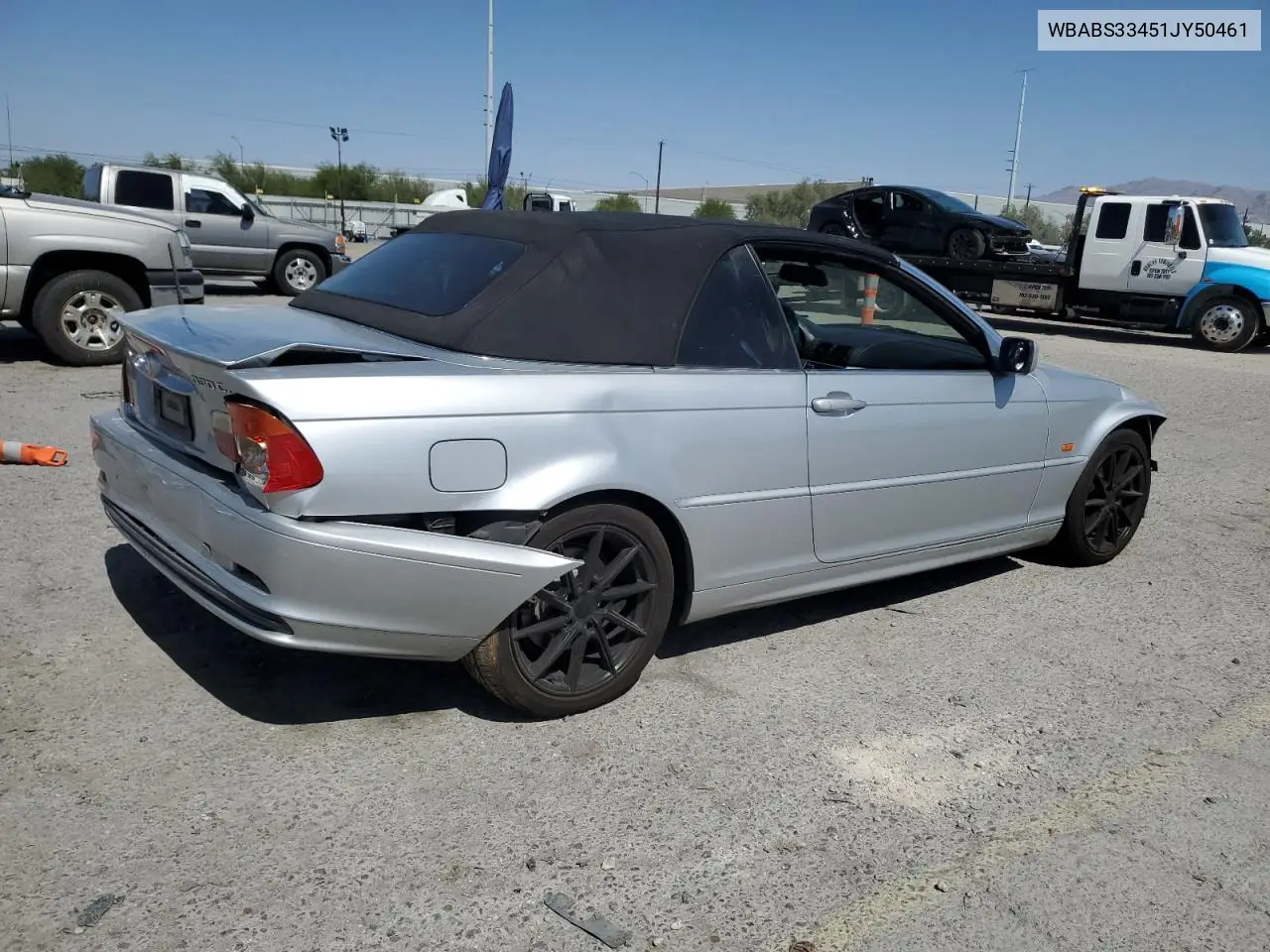 2001 BMW 325 Ci VIN: WBABS33451JY50461 Lot: 62185615