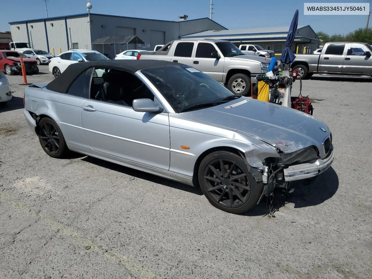 2001 BMW 325 Ci VIN: WBABS33451JY50461 Lot: 62185615