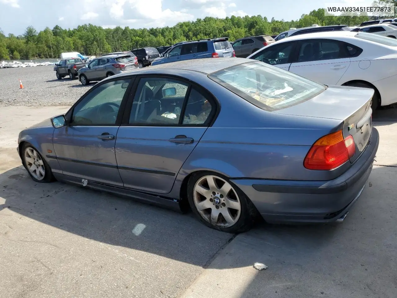 2001 BMW 325 I VIN: WBAAV33451EE77873 Lot: 62234515