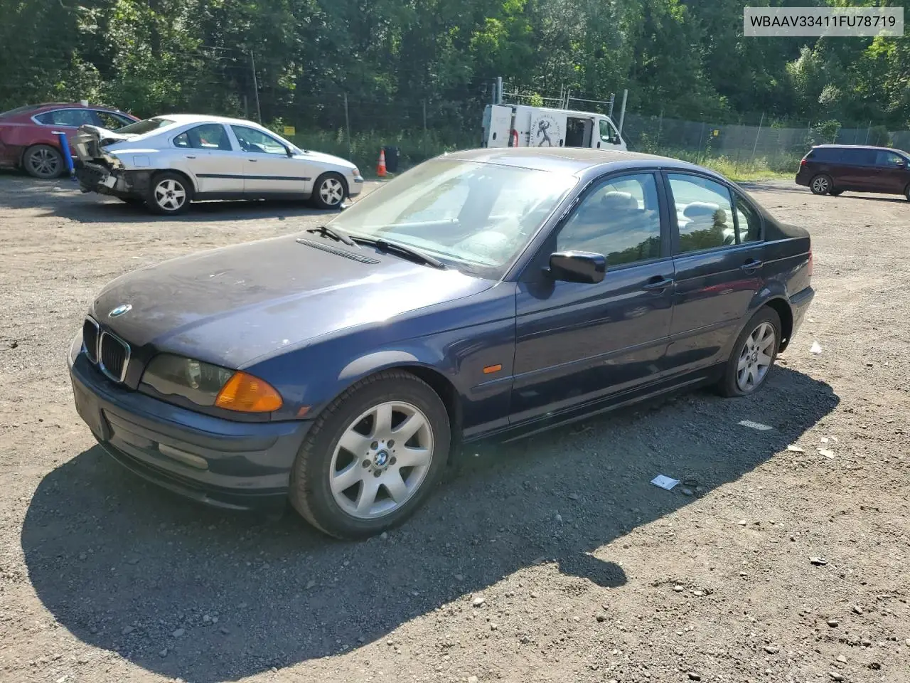 2001 BMW 325 I VIN: WBAAV33411FU78719 Lot: 62249755