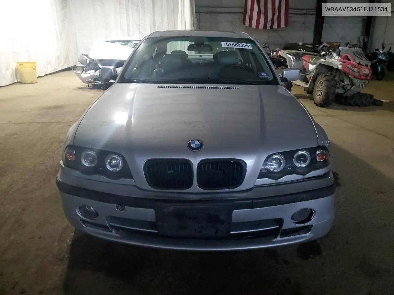 2001 BMW 330 I VIN: WBAAV53451FJ71534 Lot: 62663355