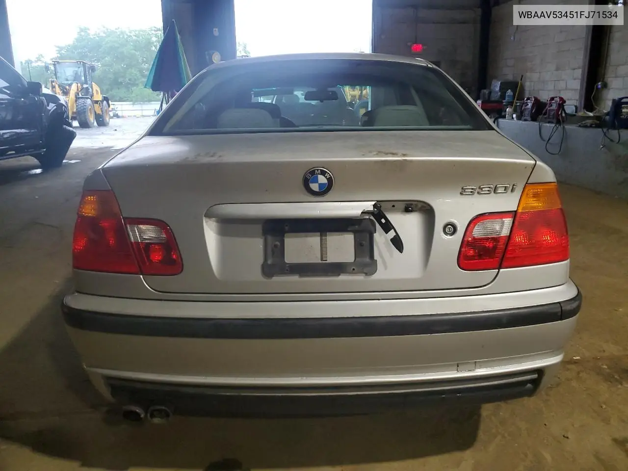 2001 BMW 330 I VIN: WBAAV53451FJ71534 Lot: 62663355