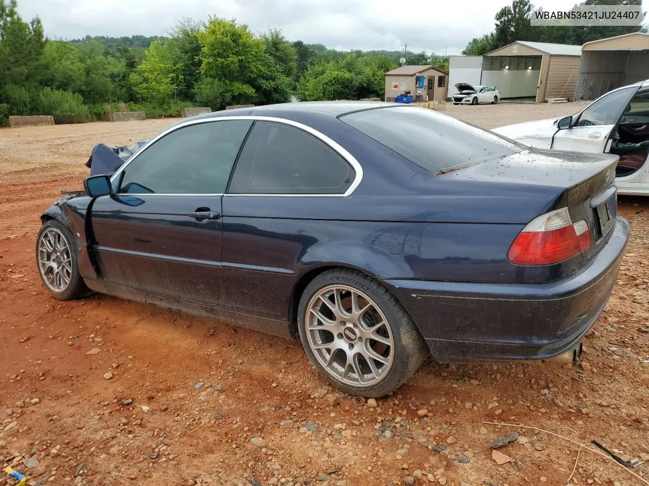 2001 BMW 330 Ci VIN: WBABN53421JU24407 Lot: 63398085