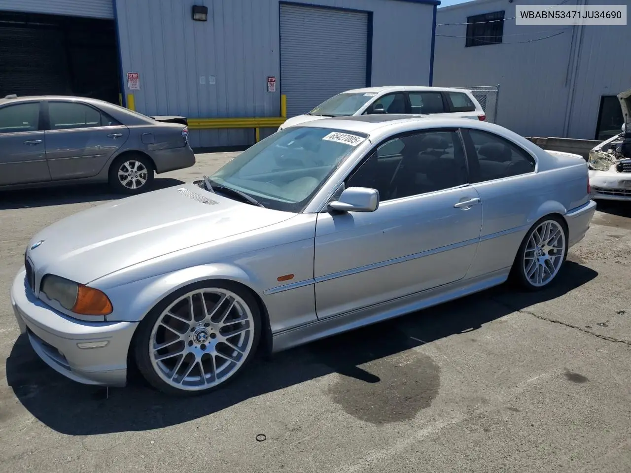 2001 BMW 330 Ci VIN: WBABN53471JU34690 Lot: 65427005
