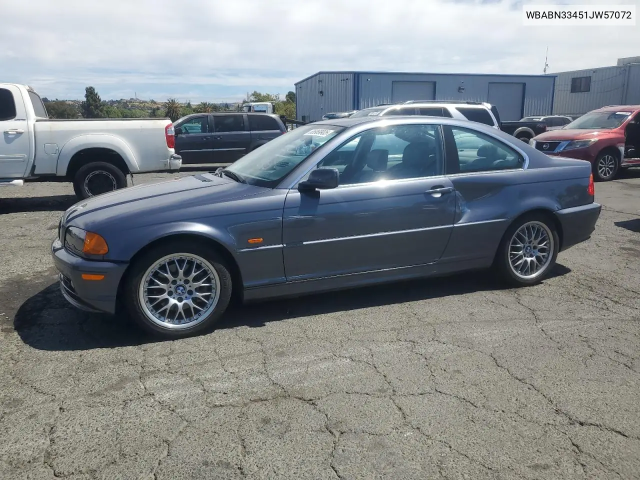 2001 BMW 325 Ci VIN: WBABN33451JW57072 Lot: 65969905