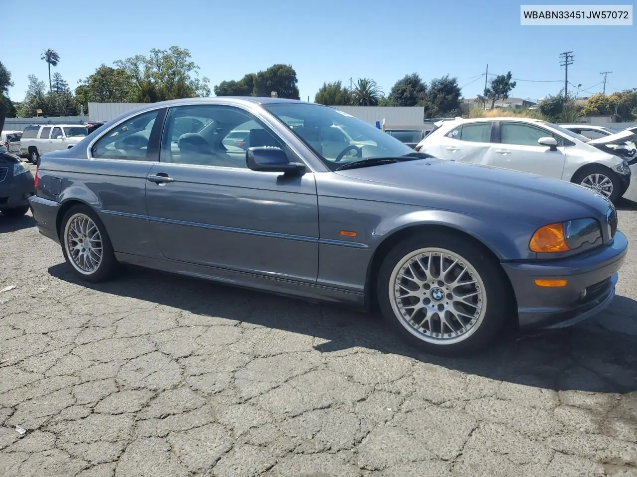 2001 BMW 325 Ci VIN: WBABN33451JW57072 Lot: 65969905