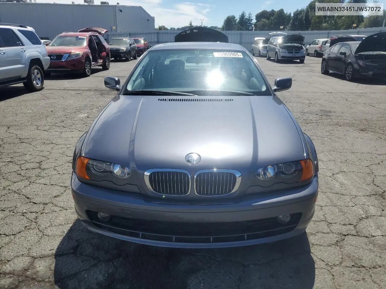 2001 BMW 325 Ci VIN: WBABN33451JW57072 Lot: 65969905