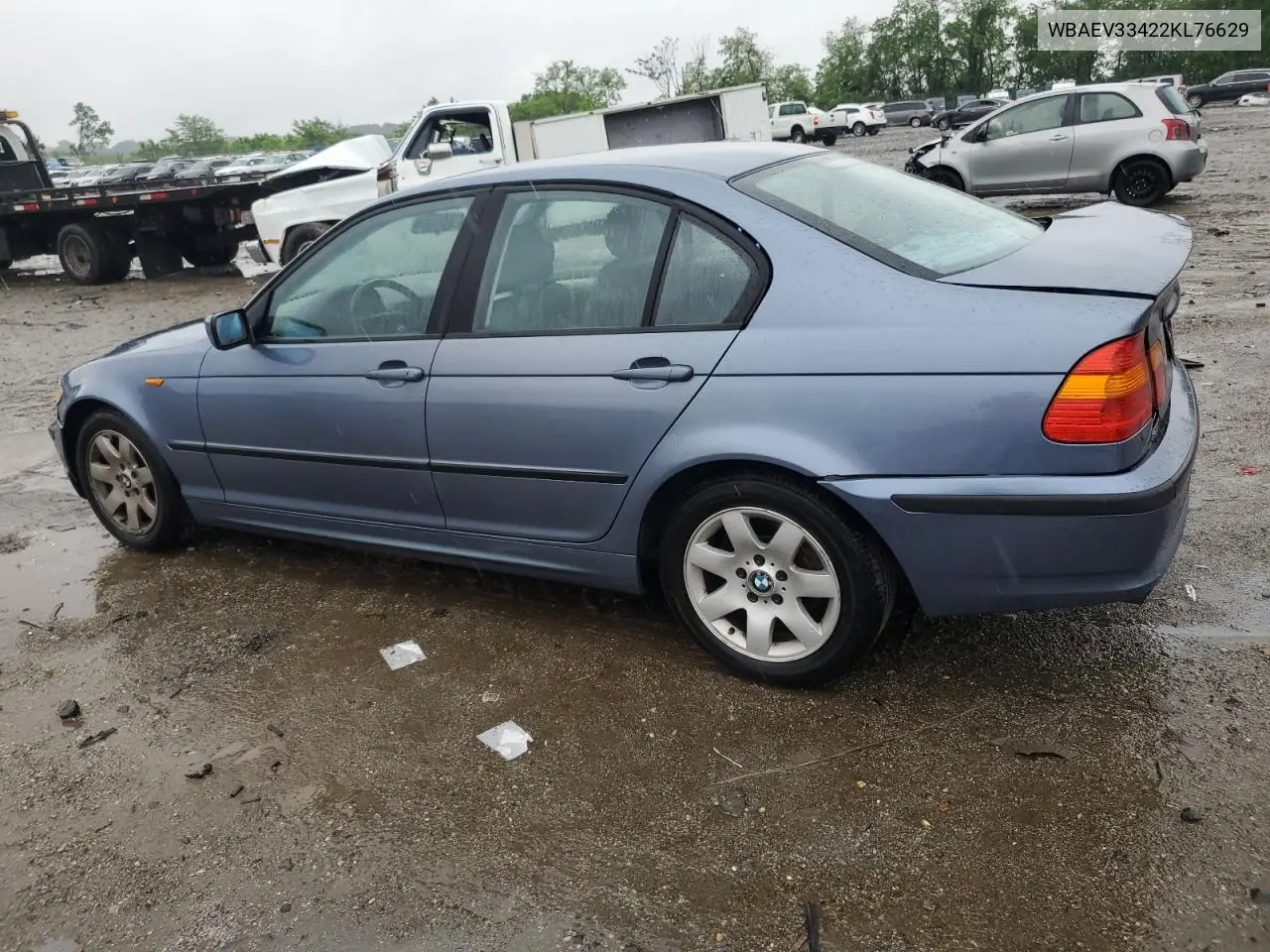 2002 BMW 325 I VIN: WBAEV33422KL76629 Lot: 55830295