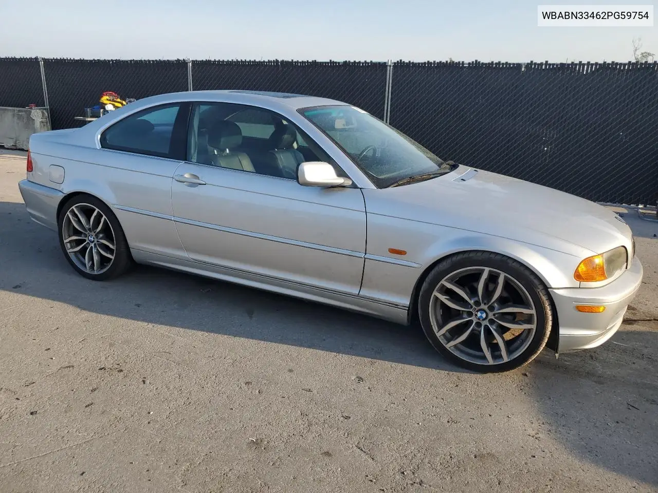 2002 BMW 325 Ci VIN: WBABN33462PG59754 Lot: 56174855
