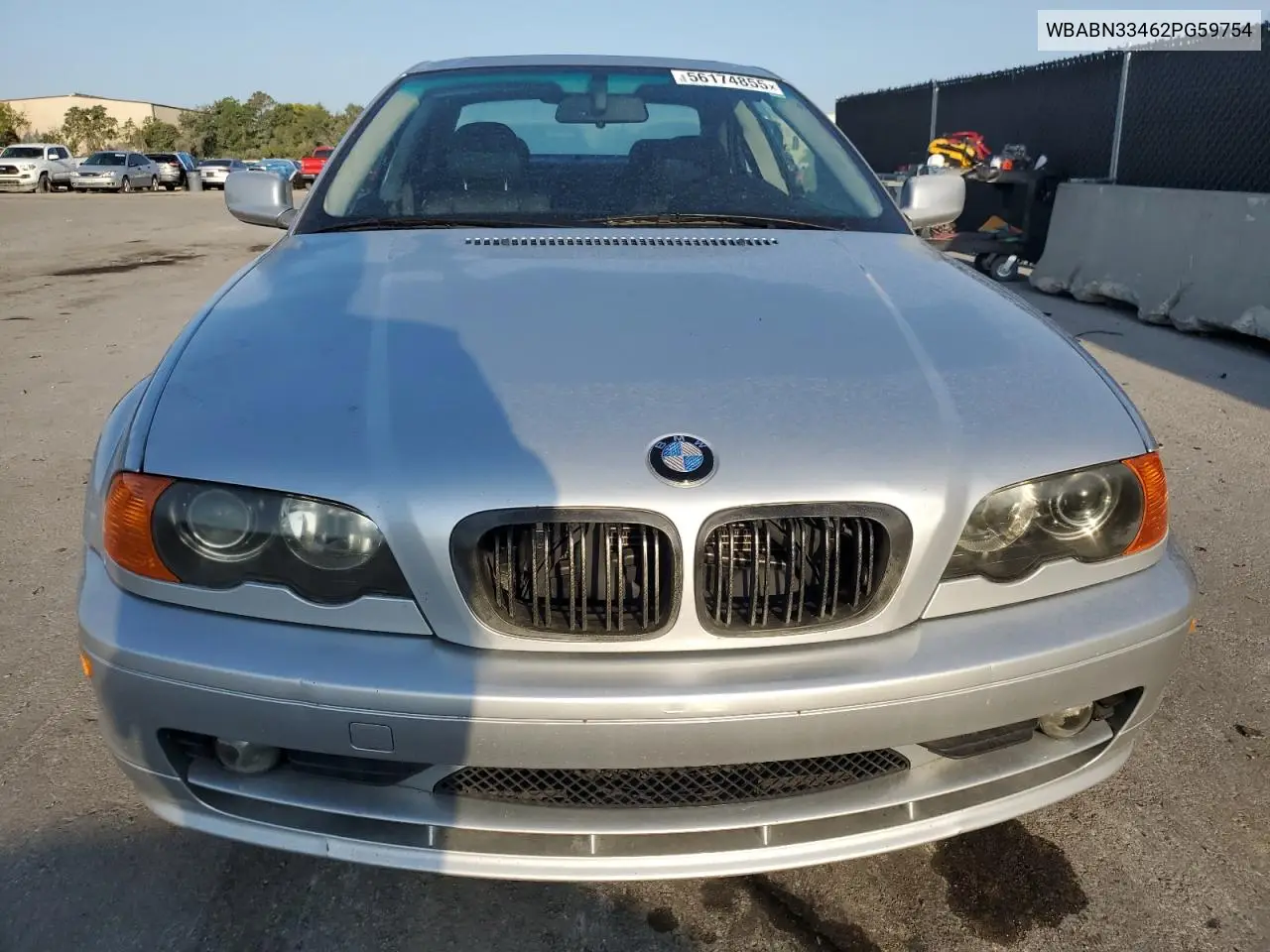 2002 BMW 325 Ci VIN: WBABN33462PG59754 Lot: 56174855