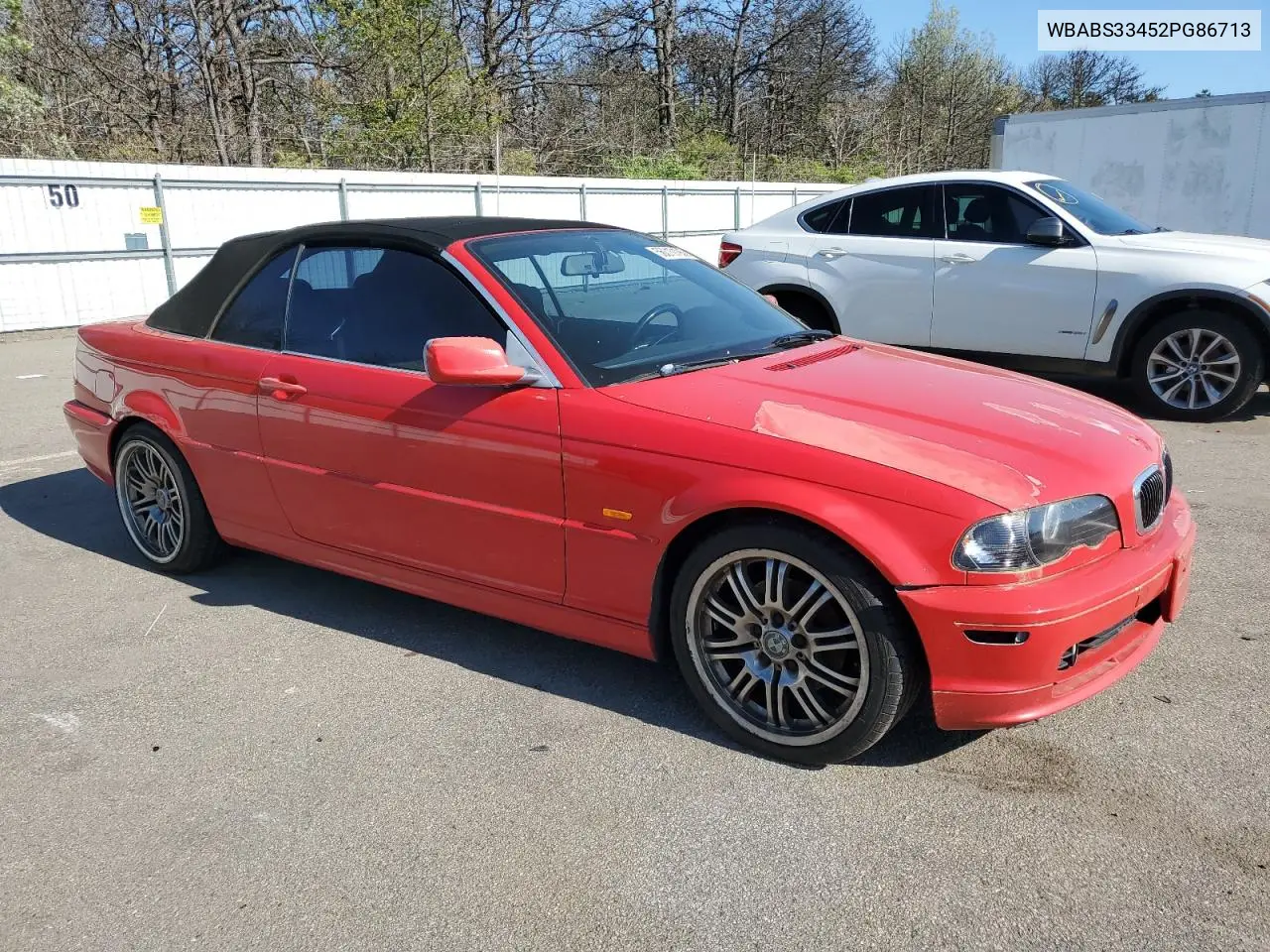 2002 BMW 325 Ci VIN: WBABS33452PG86713 Lot: 56310195