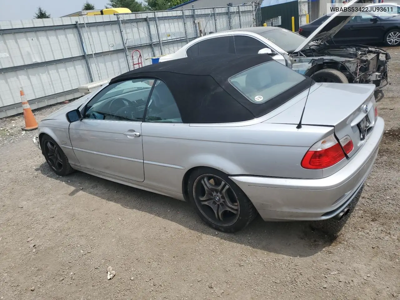 2002 BMW 330 Ci VIN: WBABS53422JU93611 Lot: 59436495