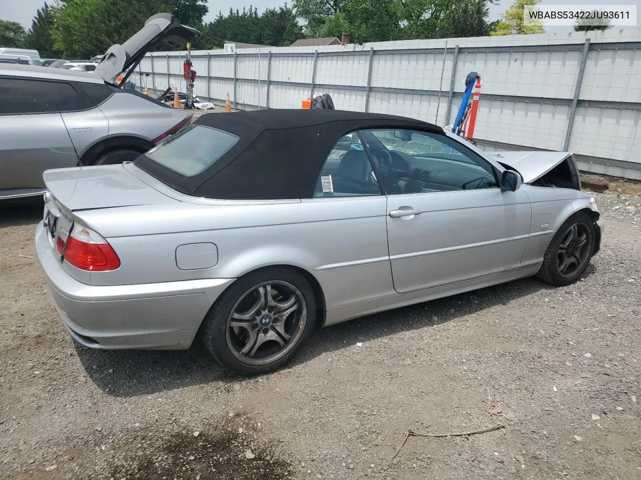 2002 BMW 330 Ci VIN: WBABS53422JU93611 Lot: 59436495
