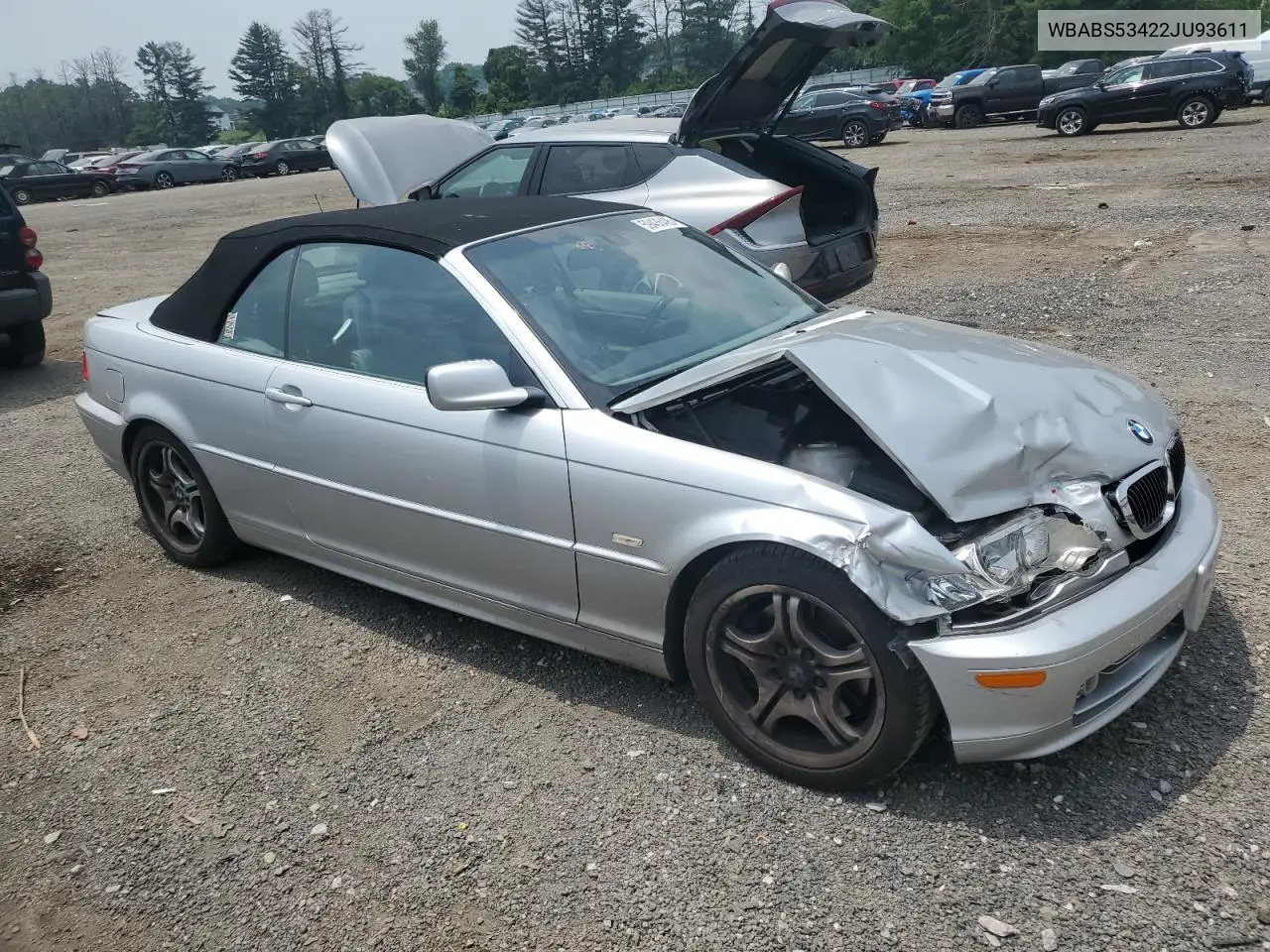 2002 BMW 330 Ci VIN: WBABS53422JU93611 Lot: 59436495