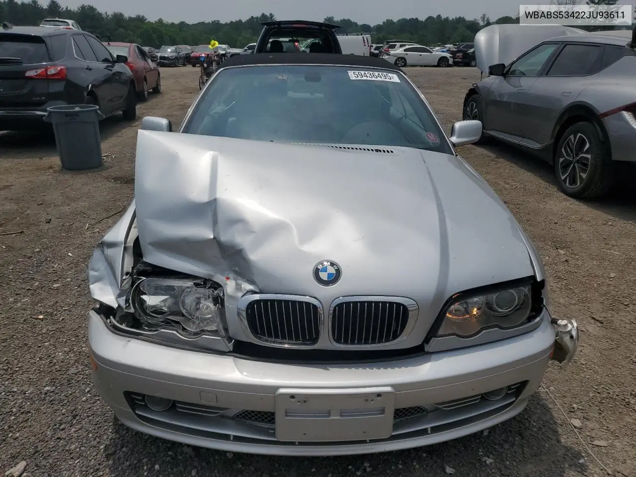 2002 BMW 330 Ci VIN: WBABS53422JU93611 Lot: 59436495