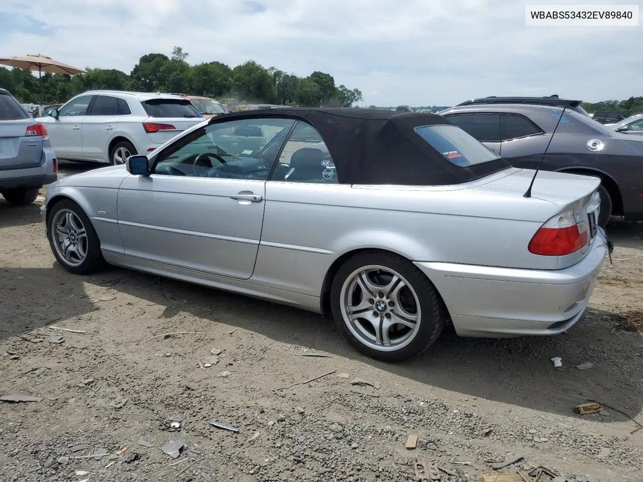 2002 BMW 330 Ci VIN: WBABS53432EV89840 Lot: 61902775