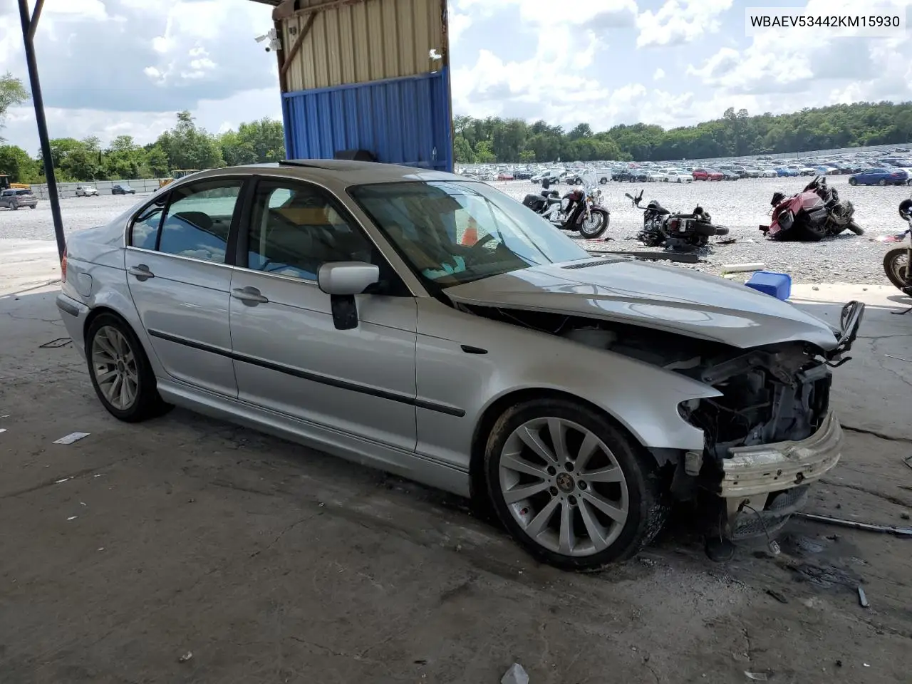 2002 BMW 330 I VIN: WBAEV53442KM15930 Lot: 62294025