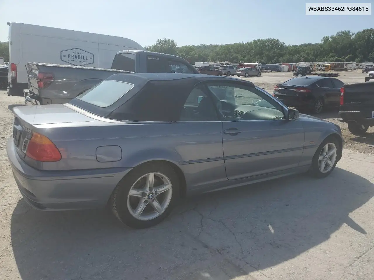 2002 BMW 325 Ci VIN: WBABS33462PG84615 Lot: 65574555