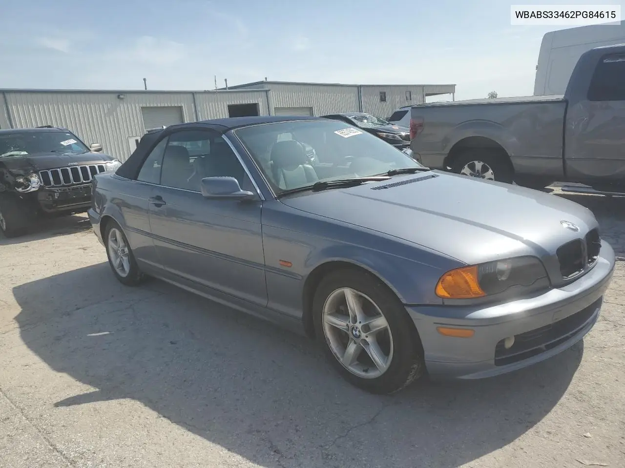 2002 BMW 325 Ci VIN: WBABS33462PG84615 Lot: 65574555