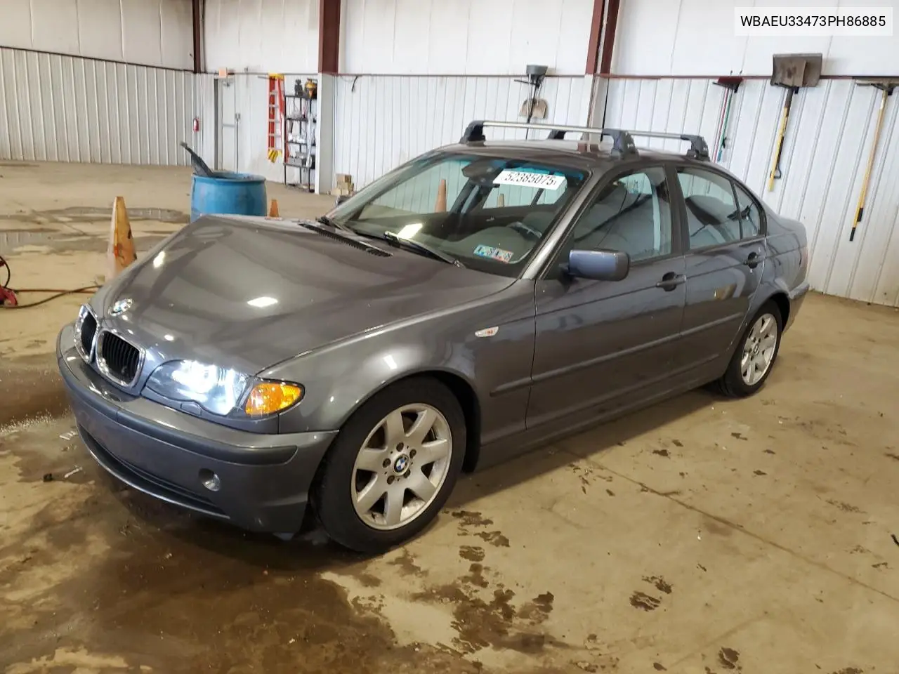2003 BMW 325 Xi VIN: WBAEU33473PH86885 Lot: 52385075