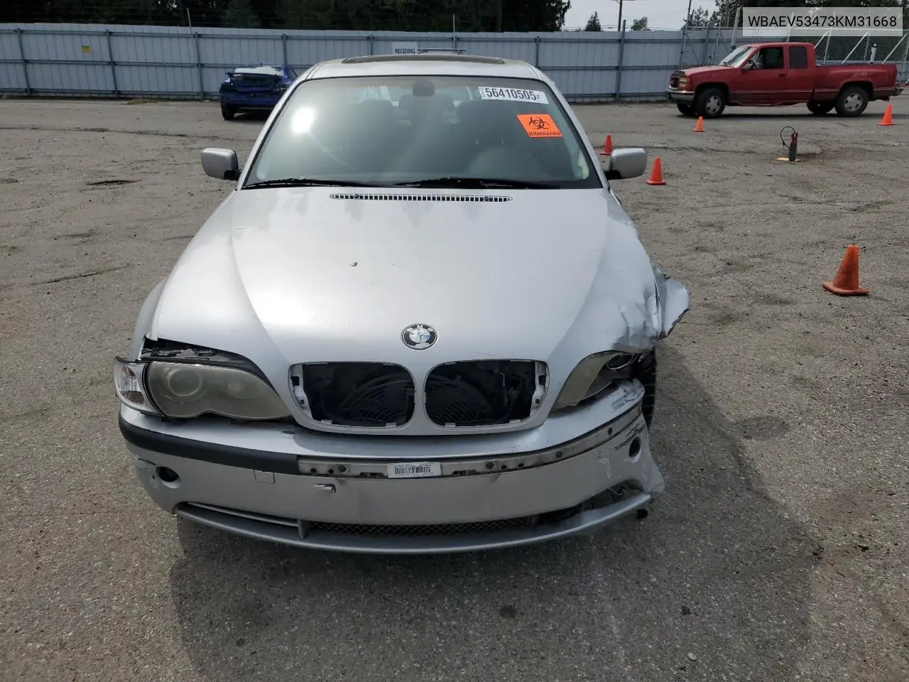 2003 BMW 330 I VIN: WBAEV53473KM31668 Lot: 56410505