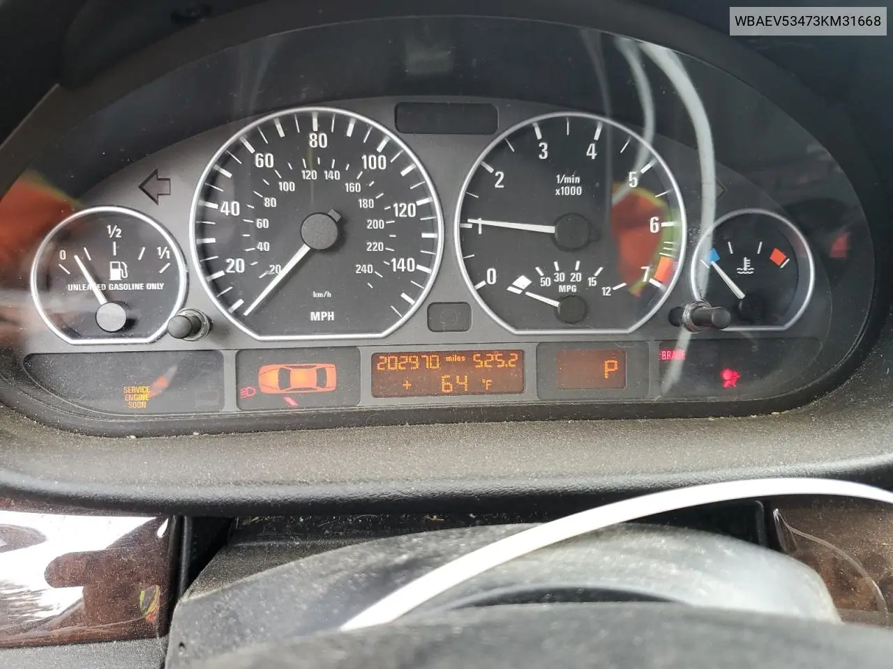 2003 BMW 330 I VIN: WBAEV53473KM31668 Lot: 56410505