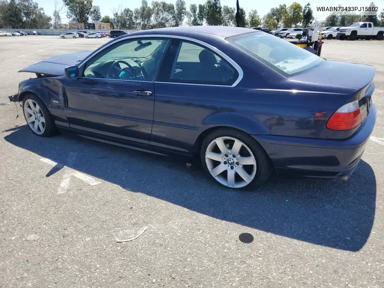 2003 BMW 325 Ci VIN: WBABN73433PJ15802 Lot: 56431665