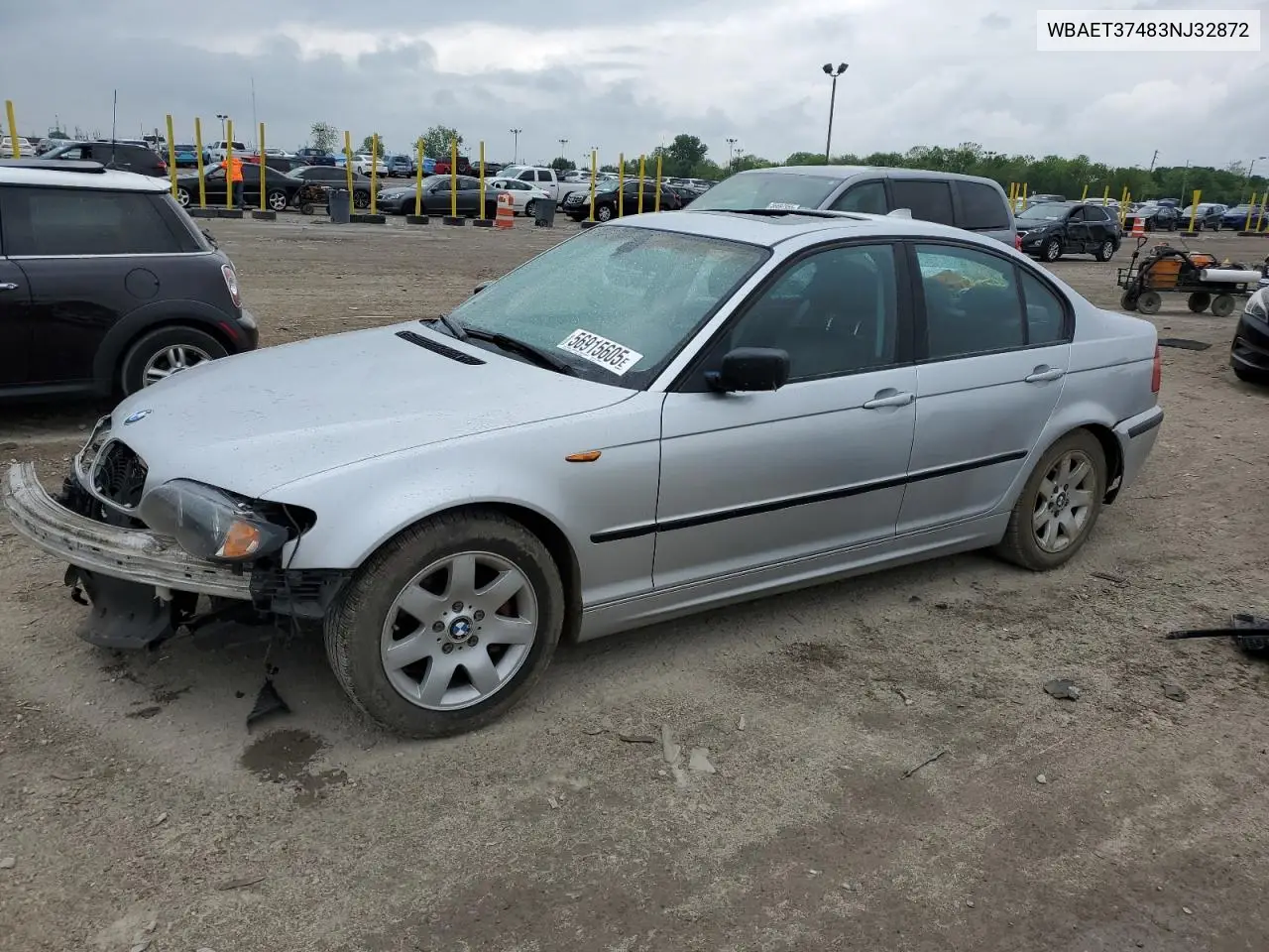 2003 BMW 325 I VIN: WBAET37483NJ32872 Lot: 56915605
