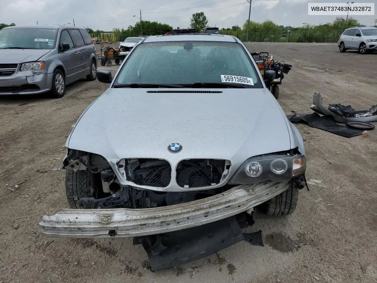 2003 BMW 325 I VIN: WBAET37483NJ32872 Lot: 56915605