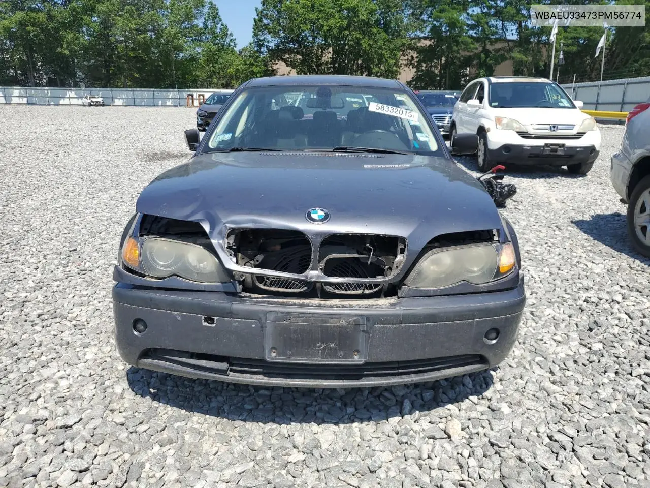 2003 BMW 325 Xi VIN: WBAEU33473PM56774 Lot: 58332015