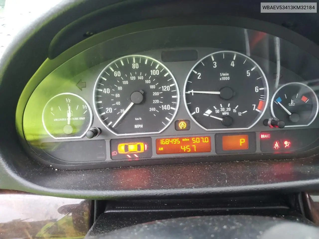2003 BMW 330 I VIN: WBAEV53413KM32184 Lot: 61030805