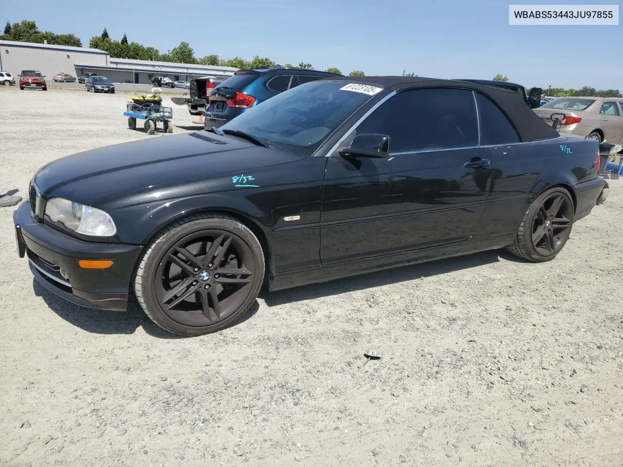 2003 BMW 330 Ci VIN: WBABS53443JU97855 Lot: 61223105