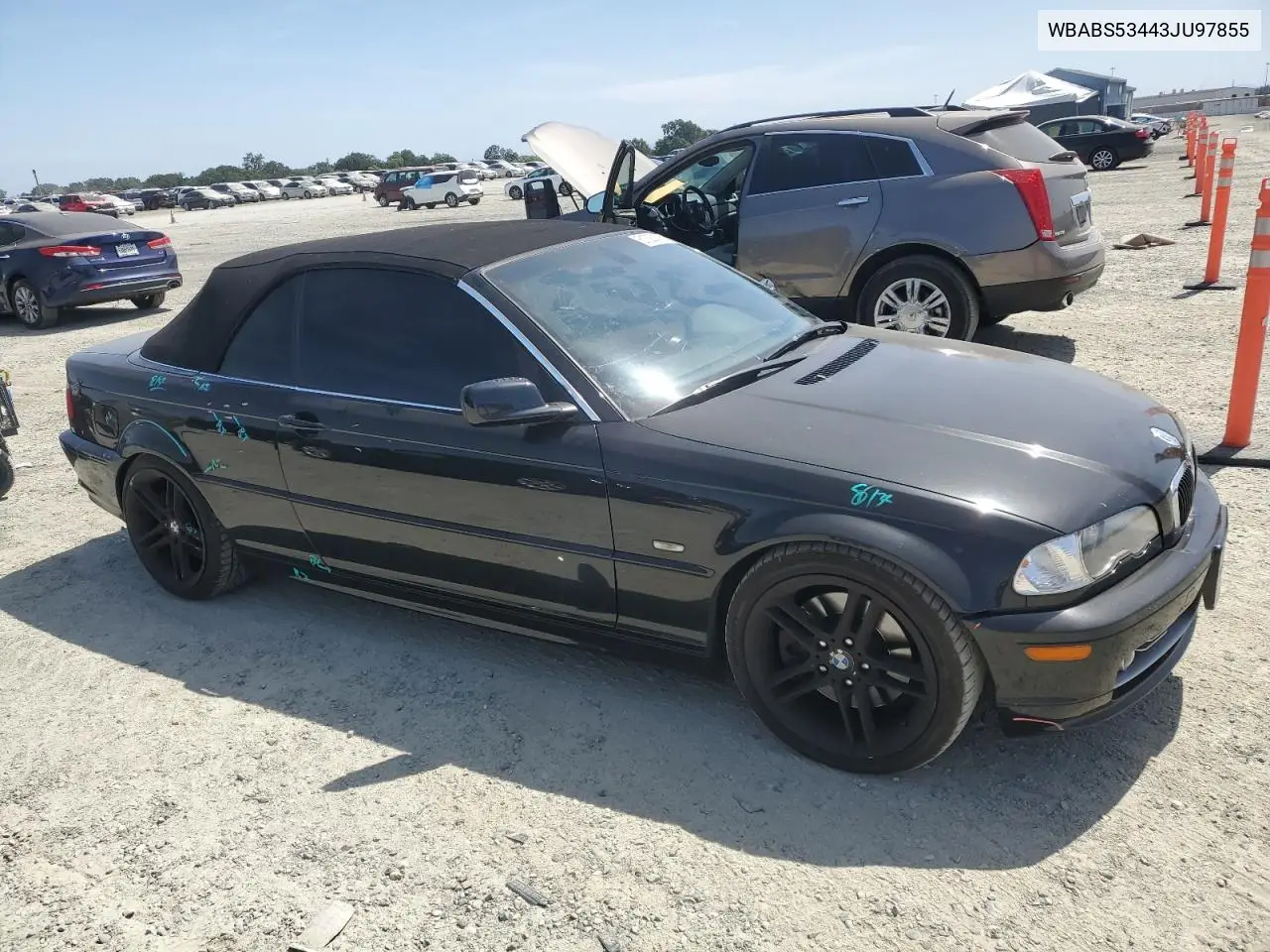 2003 BMW 330 Ci VIN: WBABS53443JU97855 Lot: 61223105