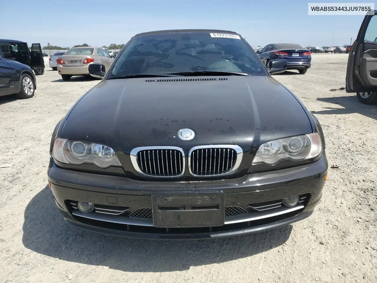 2003 BMW 330 Ci VIN: WBABS53443JU97855 Lot: 61223105