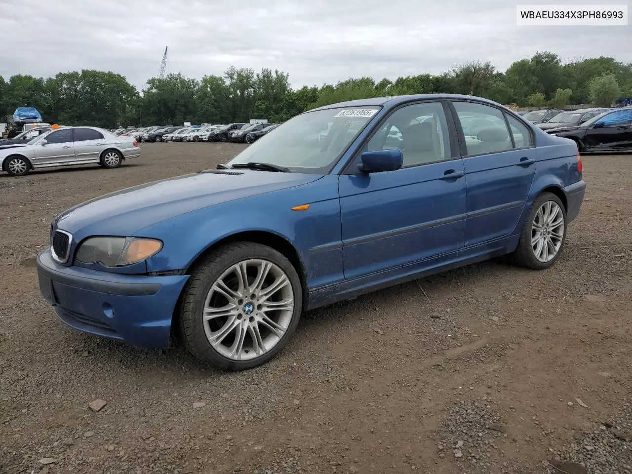 2003 BMW 325 Xi VIN: WBAEU334X3PH86993 Lot: 62261955