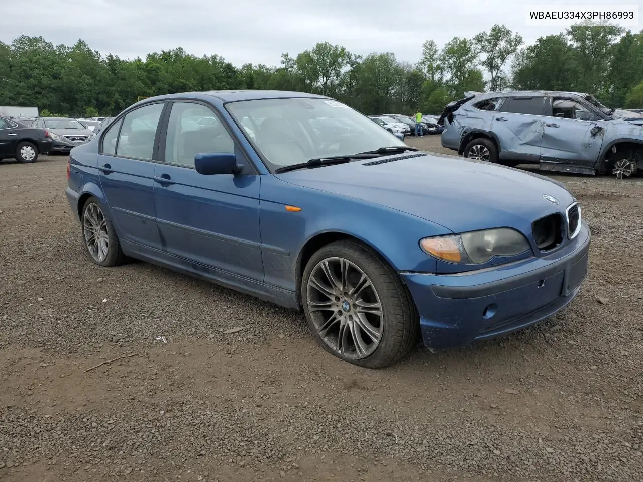 2003 BMW 325 Xi VIN: WBAEU334X3PH86993 Lot: 62261955