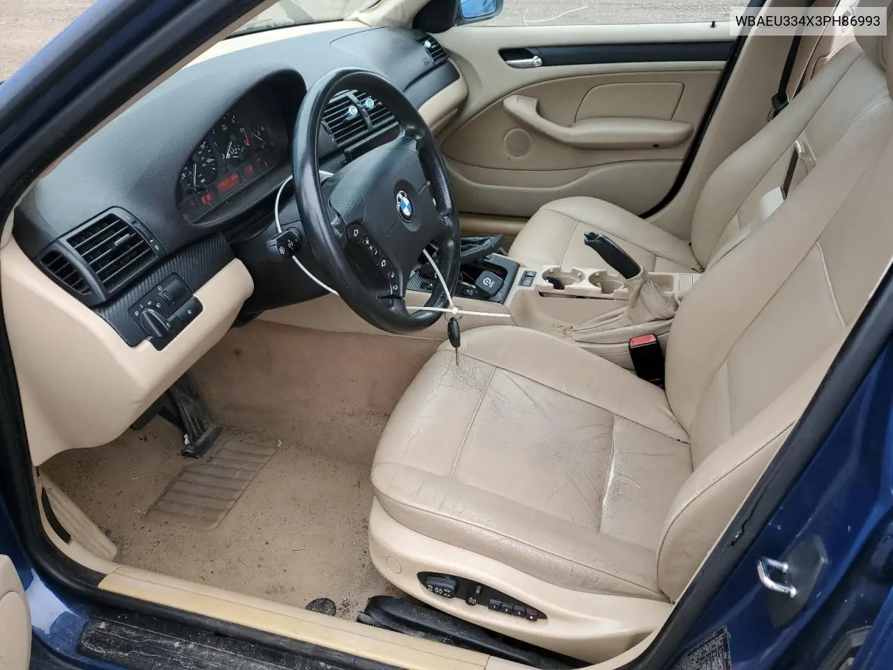 2003 BMW 325 Xi VIN: WBAEU334X3PH86993 Lot: 62261955