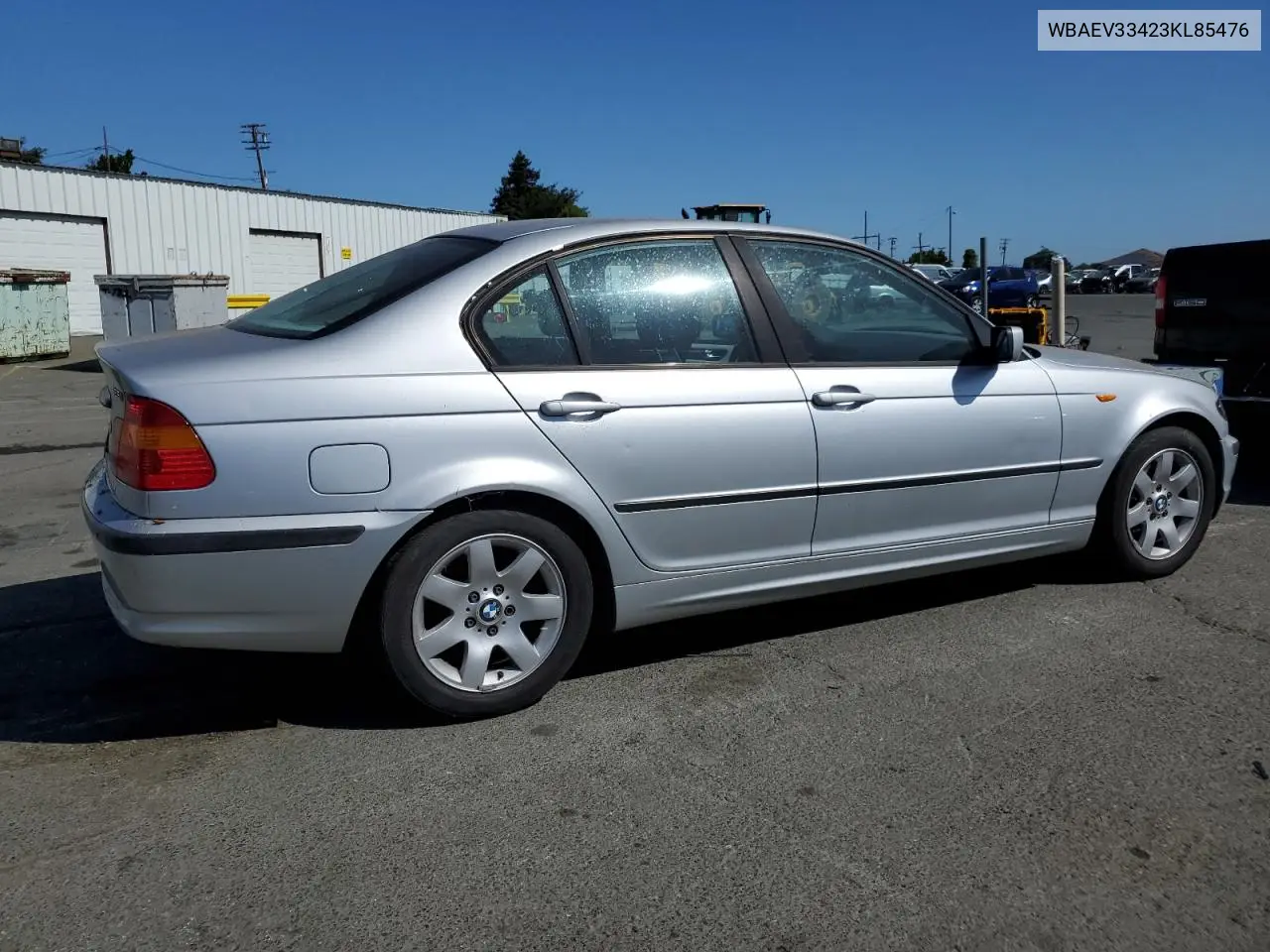 2003 BMW 325 I VIN: WBAEV33423KL85476 Lot: 62429495