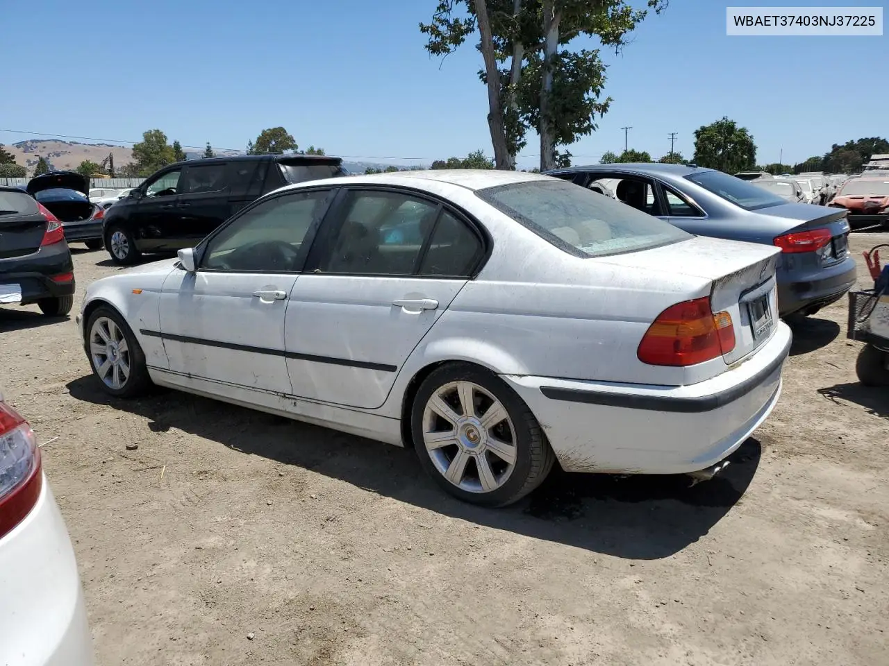 2003 BMW 325 I VIN: WBAET37403NJ37225 Lot: 62713445